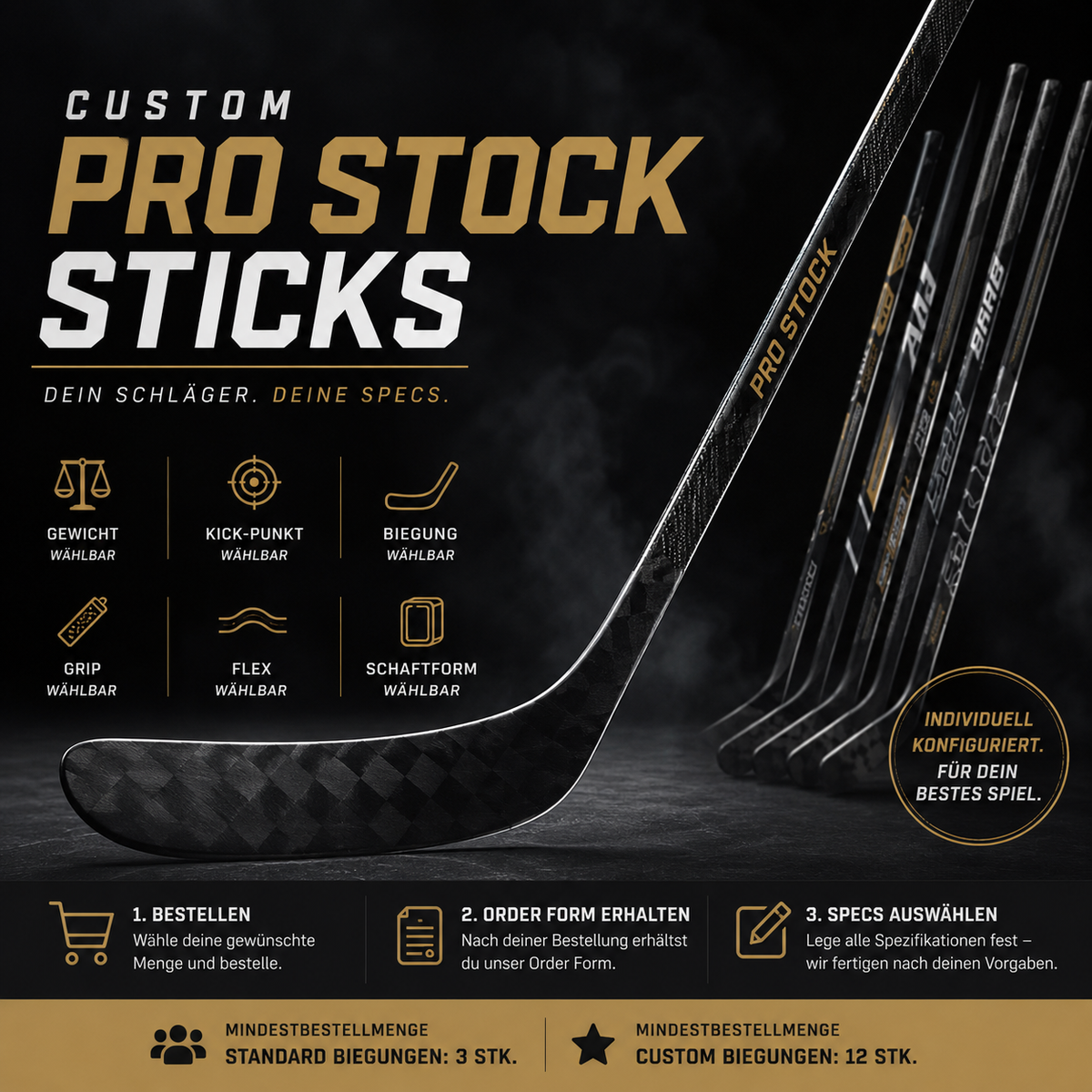 187 Hockey Custom Pro Stock Schläger