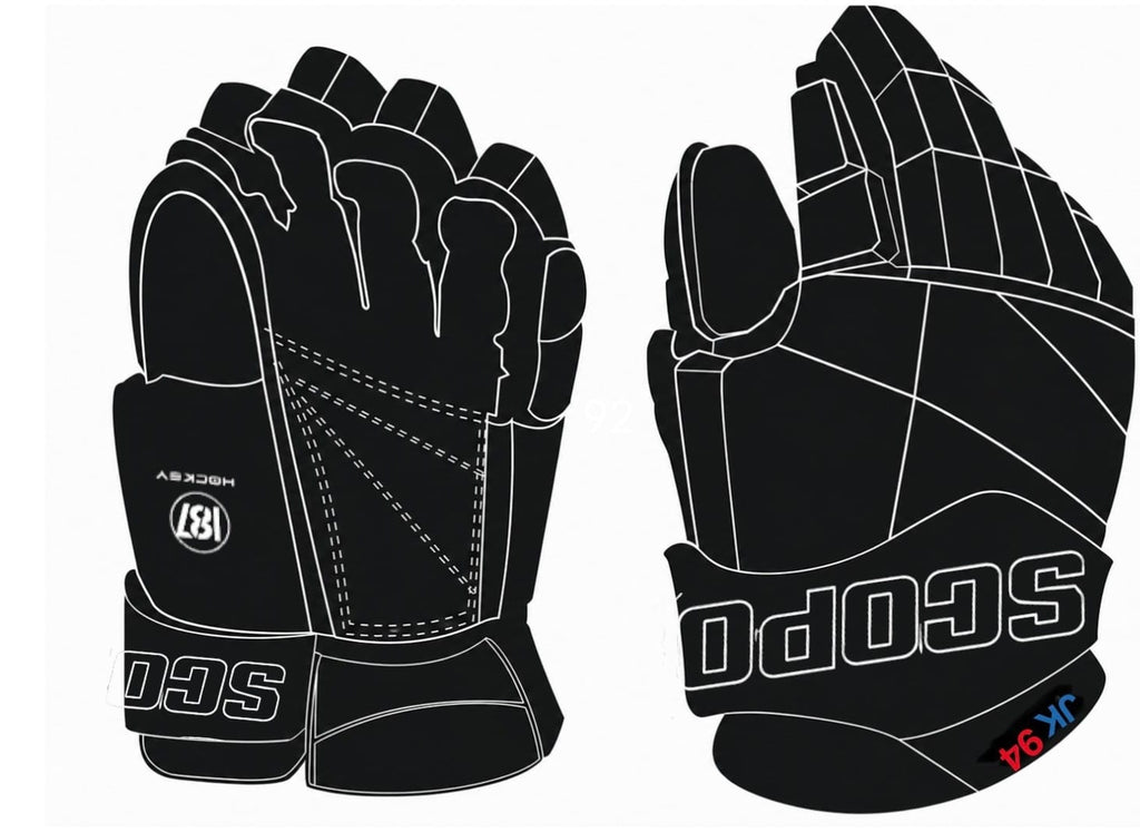 187 Hockey SCOPO Pro Handschuhe Custom Team Edition