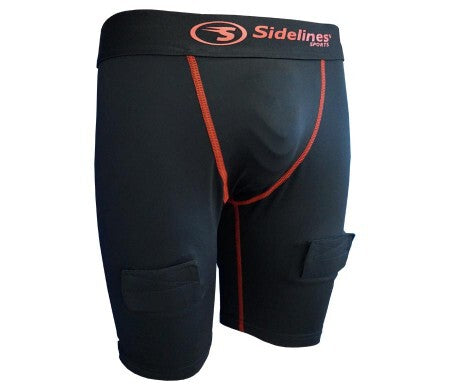 Sidelines Compression Jock Shorts Junior