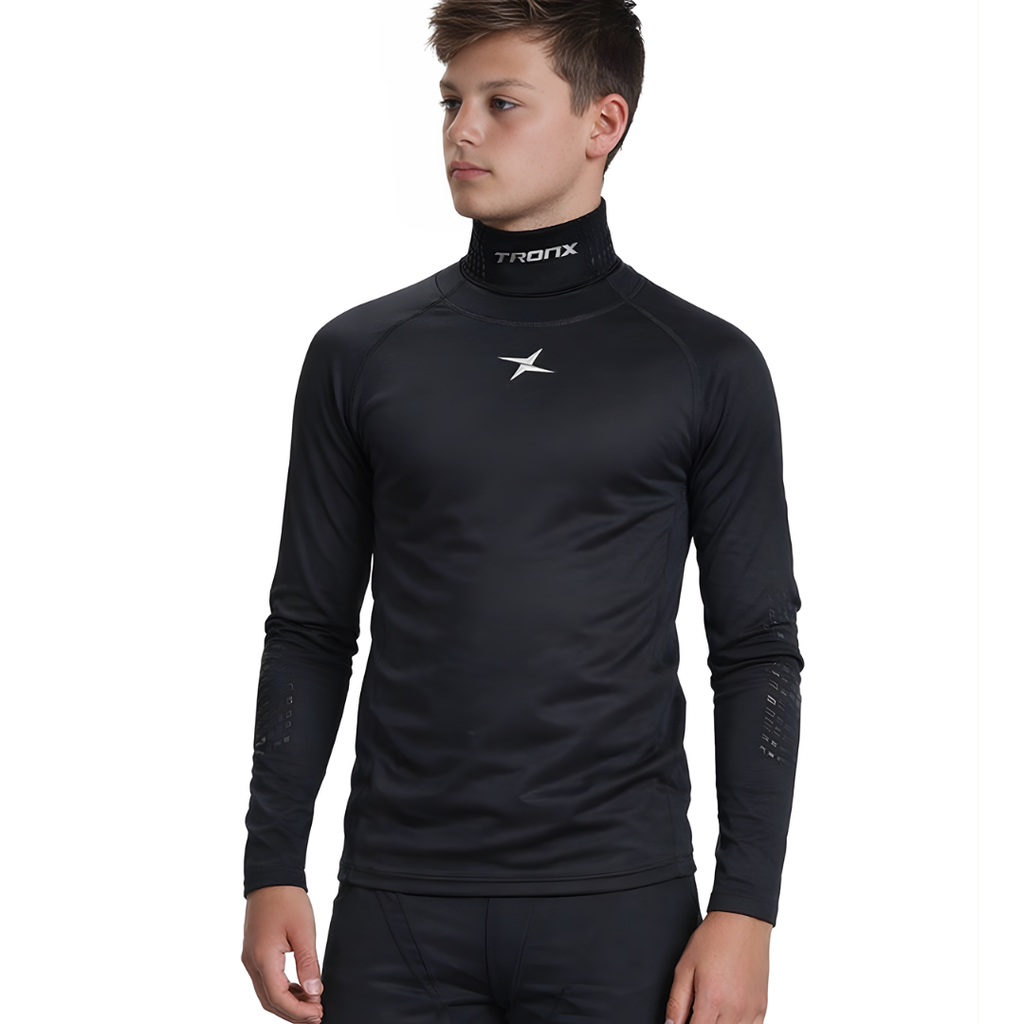 TronX Compression Cut Resistant Neck Guard Shirt Junior – Produktansicht 2