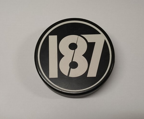 187 Hockey Logo Game Puck