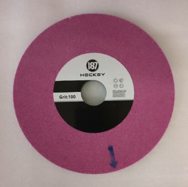 187 Hockey Schleifscheiben Pink, 80 Grit, 8" f&uuml;r Blademaster