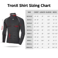 TronX Compression Cut Resistant Neck Guard Shirt Junior