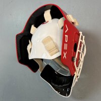APEX Goalie Maske 2 Piece Combo Pro Non-Certified "Elite Carbon"