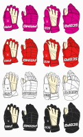 187 Hockey PRIMO Pro Handschuhe schwarz - 12"