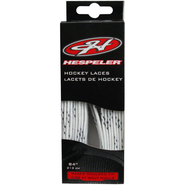 Hespeler waxed Skate Laces weiß - 305cm