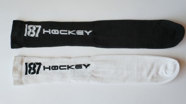 187 Hockey Skate Socks Senior schwarz